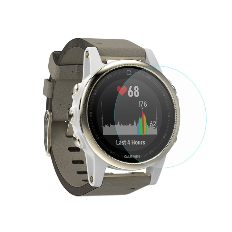 Garmin Fenix 5S Hærdet Glas  0.2mm Skærmbeskytter - Gennemsigtig#serie_013