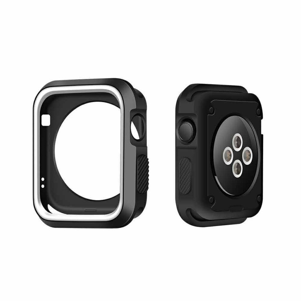 Godt Apple Watch Series 1-3 42mm Silikone Cover - Hvid#serie_5