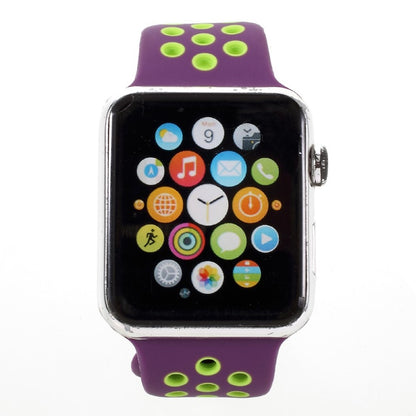 Helt vildt rart Apple Watch Series 1-3 42mm Silikone Rem - Lilla#serie_1