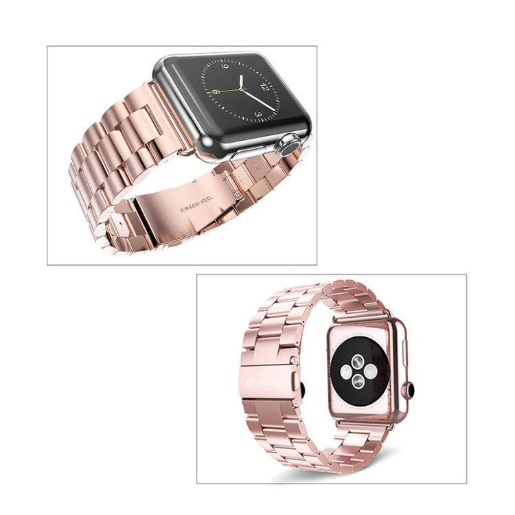 Rigtigt elegant Apple Watch Series 1-3 38mm Metal Rem - Pink#serie_1