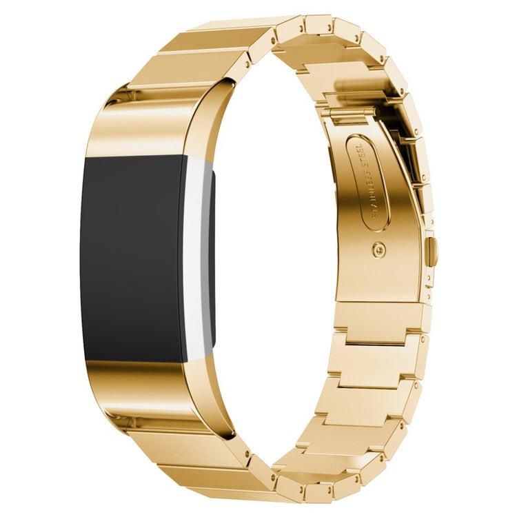 Mega nydelig Fitbit Charge 2 Metal Rem - Guld#serie_9