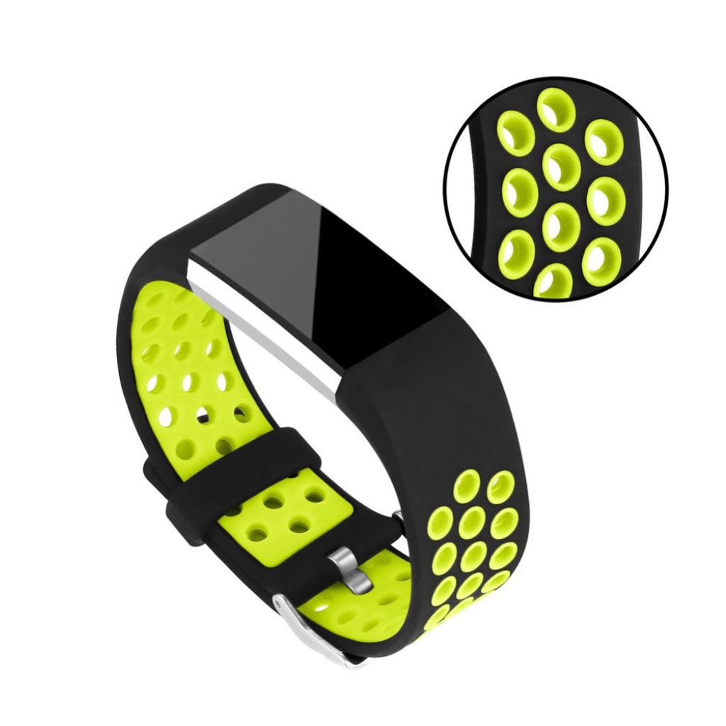 Grøn Fitbit Charge 2 Silikone Urrem#serie_2