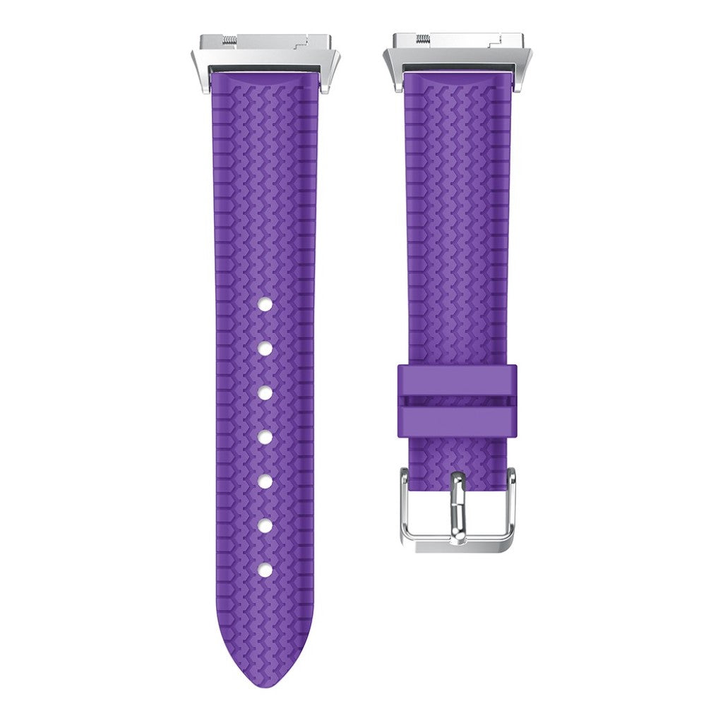 Vildt kønt Fitbit Ionic Silikone Rem - Lilla#serie_2