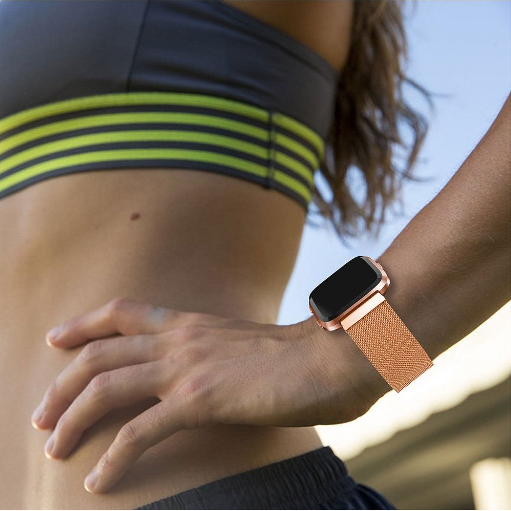 Rigtigt smuk Fitbit Versa Metal Rem - Flerfarvet#serie_1