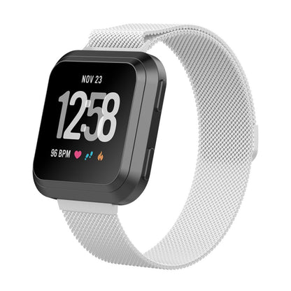 Vildt nydelig Fitbit Versa Metal Rem - Sølv#serie_9