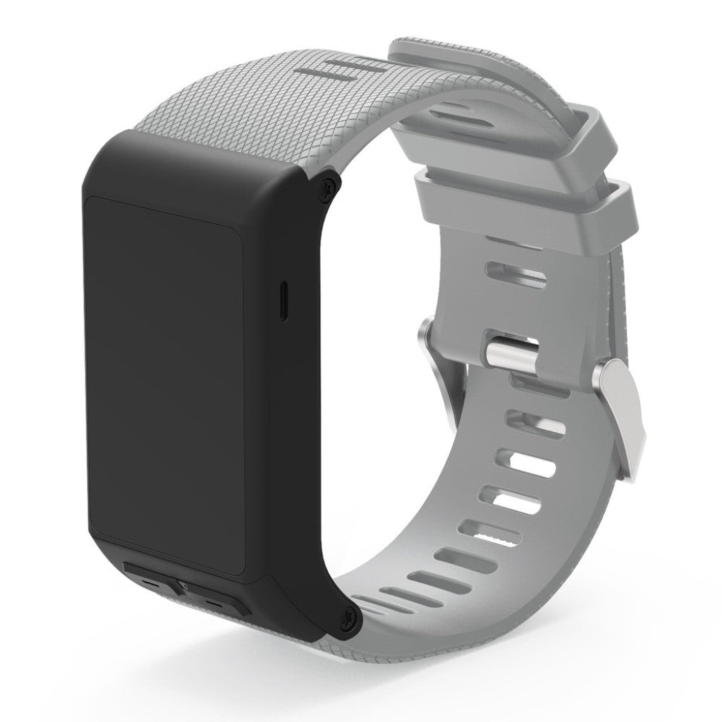 Rigtigt sejt Garmin Vivoactive HR Silikone Rem - Sølv#serie_8