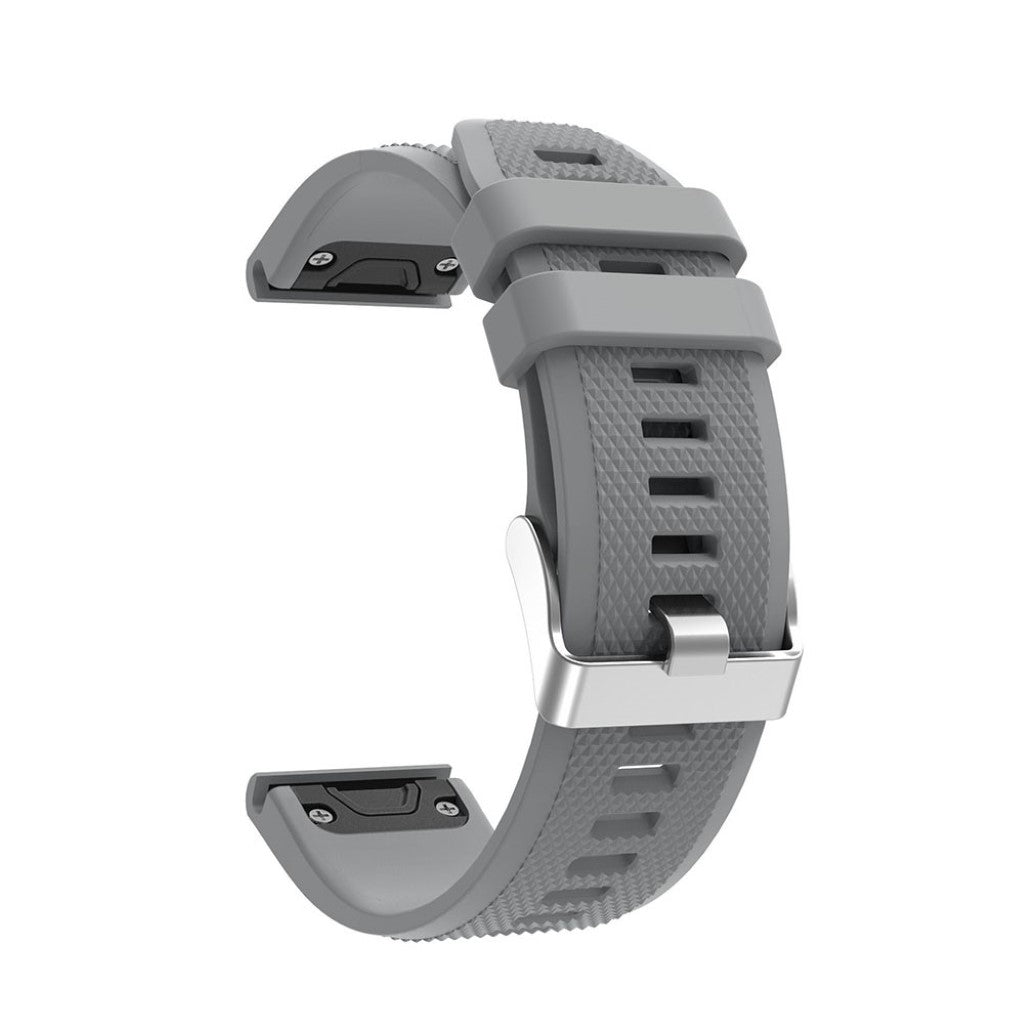 Meget godt Garmin Forerunner 935 Silikone Rem - Sølv#serie_10