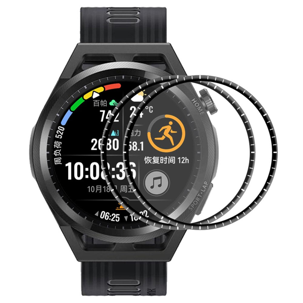 2stk Huawei Watch GT Runner Plastik Skærmbeskytter - Gennemsigtig#serie_325