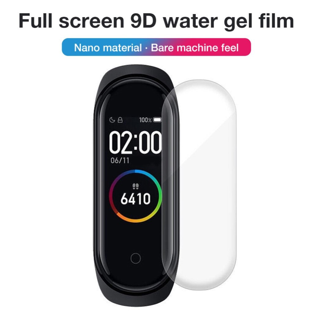 Xiaomi Mi Band 5 Plastik Skærmbeskytter - Gennemsigtig#serie_1