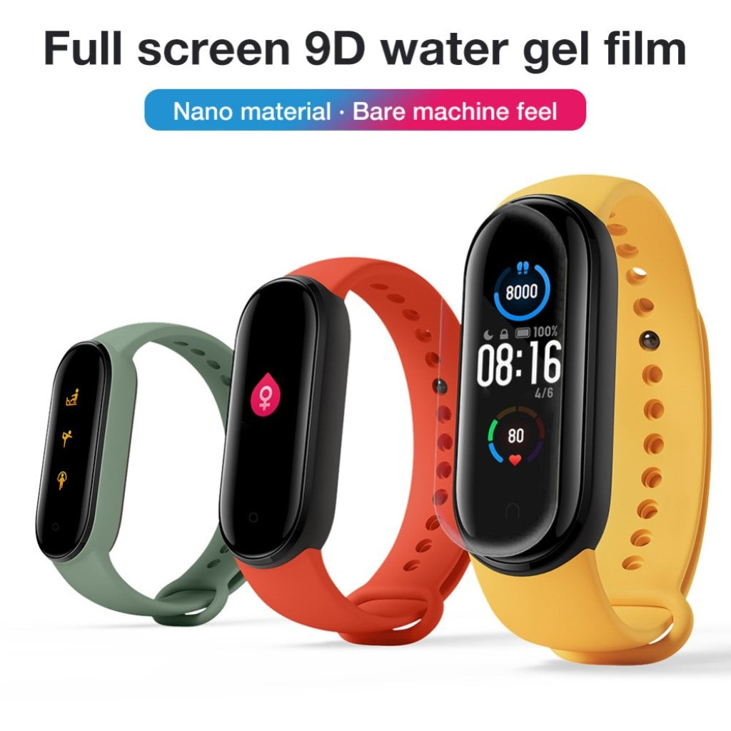 Xiaomi Mi Band 5 Plastik Skærmbeskytter - Gennemsigtig#serie_2