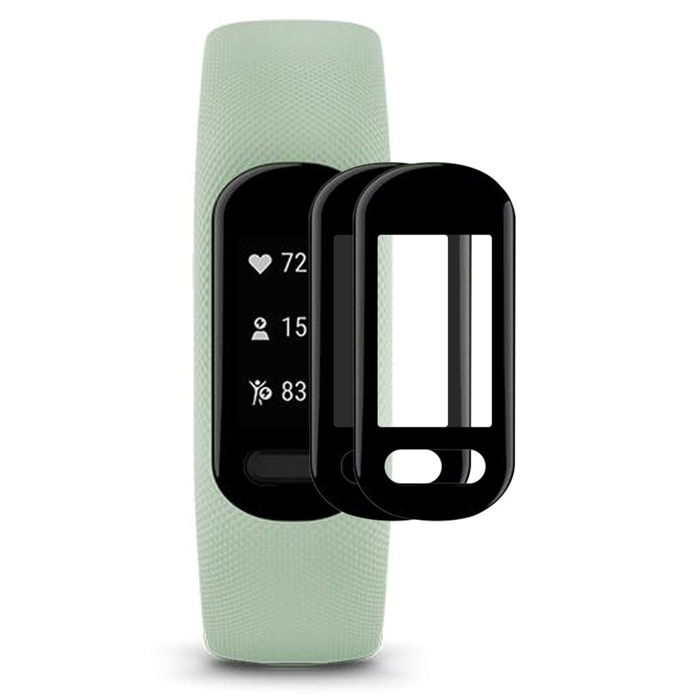 2stk Garmin Vivosmart 5 Plastik  HD Skærmbeskytter - Gennemsigtig#serie_210