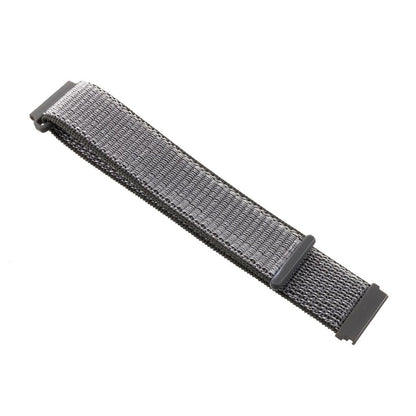 Universal velcro nylon watch band - Grey#serie_4