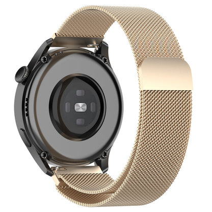 22mm Universal milanese stainless steel watch strap - Champagne Gold#serie_1