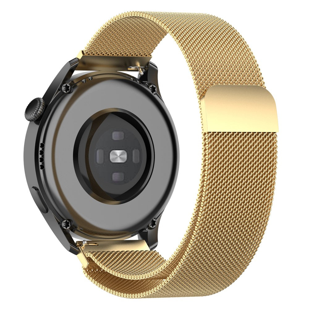 22mm Universal milanese stainless steel watch strap - Gold#serie_6