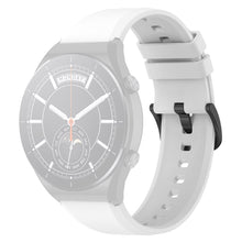 22mm Universal simple silicone watch strap - White#serie_2