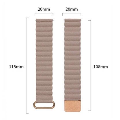 Vildt elegant Universal Ægte læder Urrem - Beige#serie_1