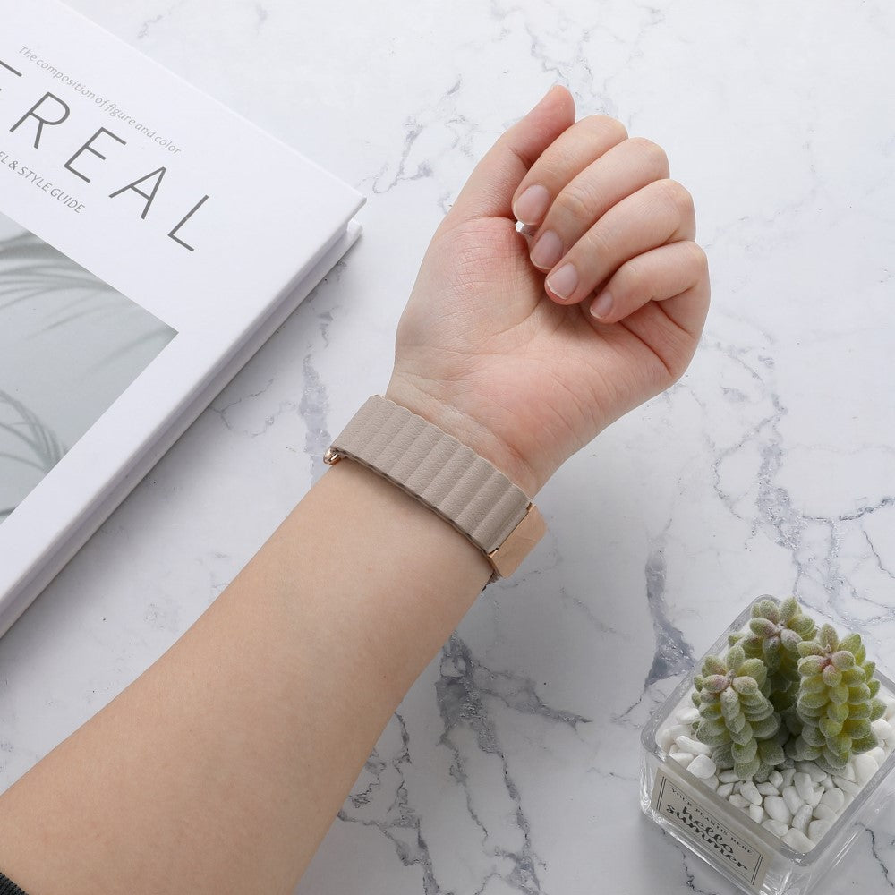 Vildt elegant Universal Ægte læder Urrem - Sort#serie_4