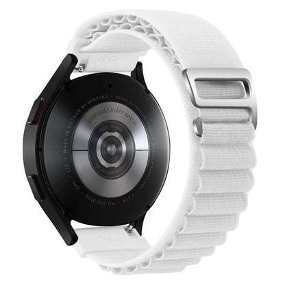 22mm Universal nylon watch strap - White#serie_2