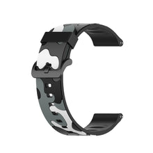 22mm Universal stealthy camouflage style watch strap - Camouflage Grey#serie_1