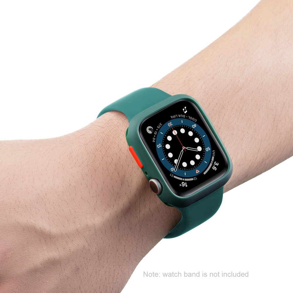 Vildt Fed Apple Watch Series 7 41mm Cover med Skærmbeskytter i Silikone - Gennemsigtig#serie_2