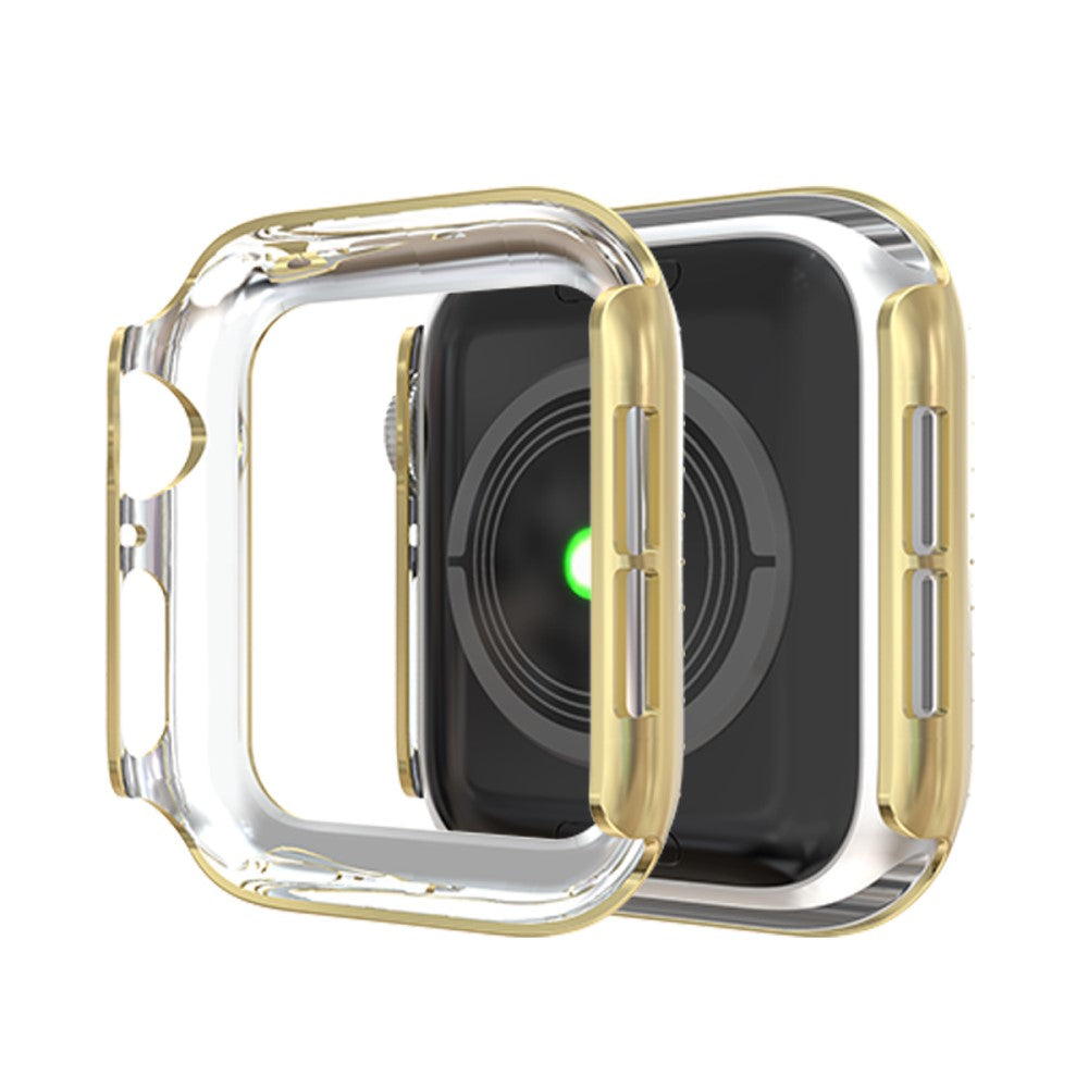 Apple Watch Series 7 41mm  Plastik og Rhinsten Bumper  - Guld#serie_3