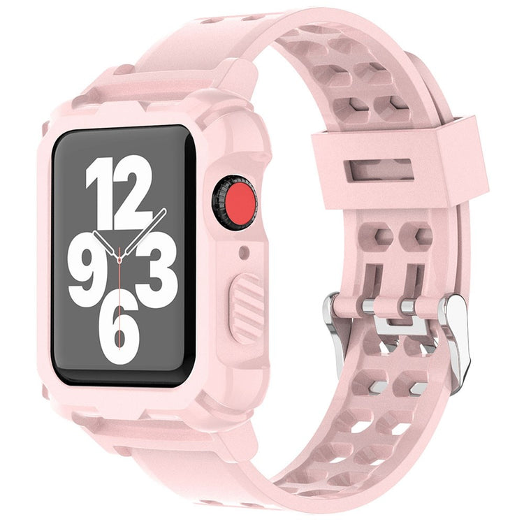 Super cool Apple Watch Series 7 41mm Silikone Rem - Pink#serie_2