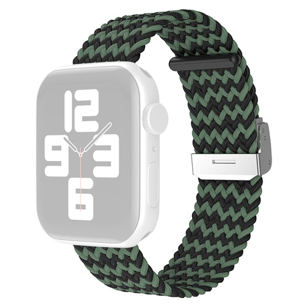 Meget godt Apple Watch Series 7 41mm Nylon Rem - Grøn#serie_13