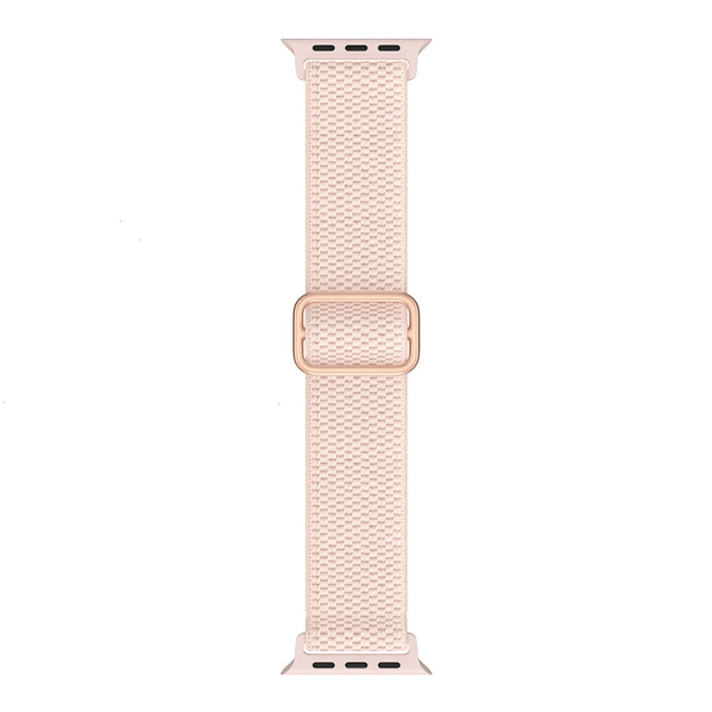 Mega fint Apple Watch Series 7 41mm Stof Urrem - Pink#serie_4