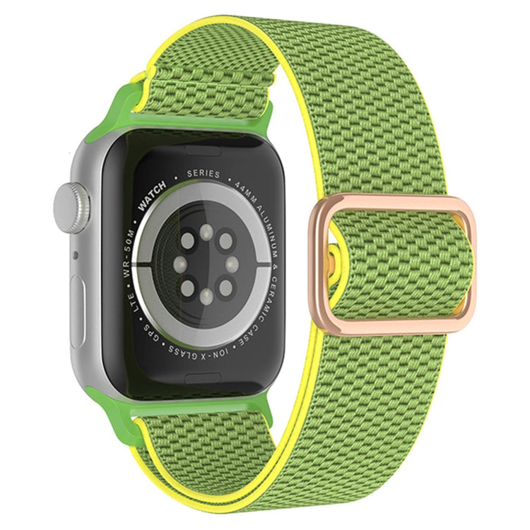 Vildt cool Apple Watch Series 7 41mm Nylon Rem - Grøn#serie_5