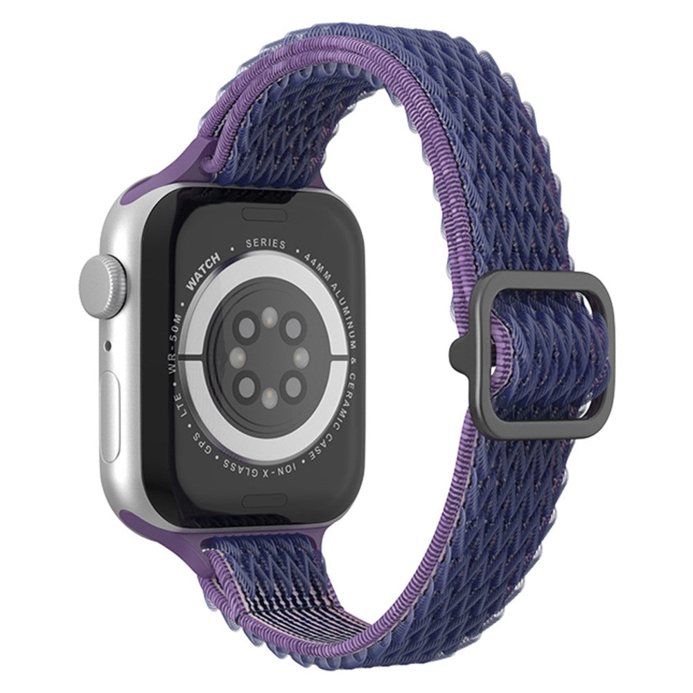 Vildt flot Apple Watch Series 7 41mm Nylon Rem - Blå#serie_9