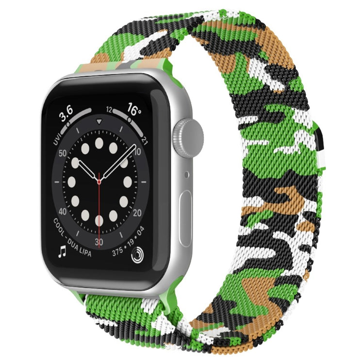 Godt Apple Watch Series 7 41mm Metal Urrem - Grøn#serie_2