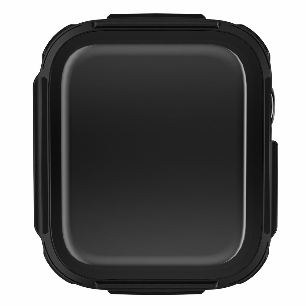 Vildt Flot Apple Watch Series 7 41mm Cover med Skærmbeskytter i Plastik og Hærdet Glas - Sort#serie_3