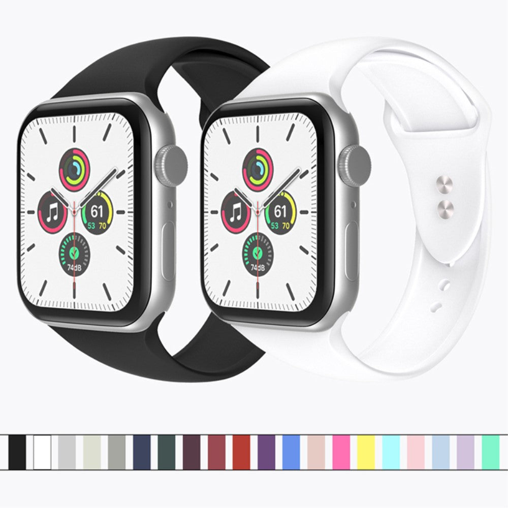 Meget cool Universal Apple Silikone Urrem - Rød#serie_9