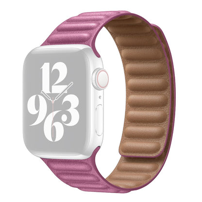 Mega kønt Universal Apple Ægte læder Rem - Pink#serie_22
