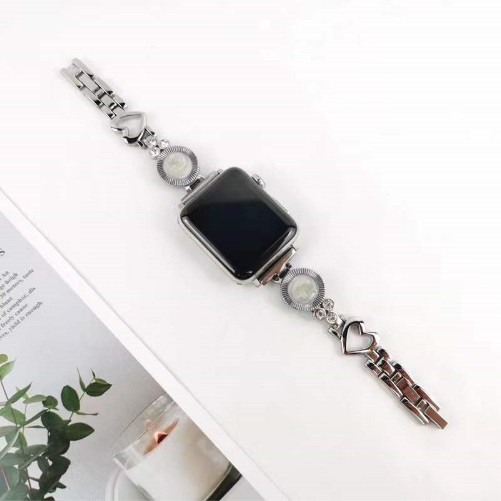 Mega fantastisk Universal Apple Metal og  Rhinsten Urrem - Sølv#serie_2