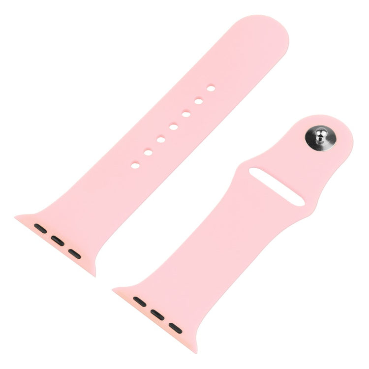 Apple Watch Series 7 45mm Plastik Cover med Rem og Hærdet Glas - Pink#serie_7