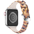 Stylish Apple Watch Series 7 45mm Genuine Leather Strap