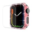Incredibly Stylish Apple Watch Series 7 45mm Cover with Screen Protector in Plastic and Rhinestone