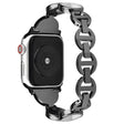 Tough Apple Watch Series 7 45mm Metal And Rhinestone Strap