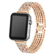 Superb Apple Watch Series 7 45mm Metal And Rhinestone Strap