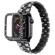 Metal Strap with Cover fits Apple Watch Series 7 45mm