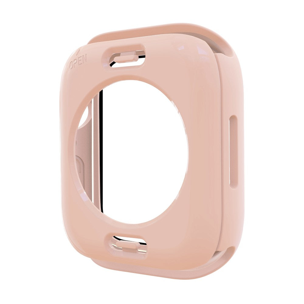 Apple Watch Series 7 45mm Elegant Plastik og Glas Bumper  - Pink#serie_1