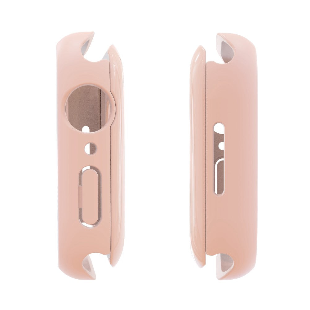 Apple Watch Series 7 45mm Elegant Plastik og Glas Bumper  - Pink#serie_1