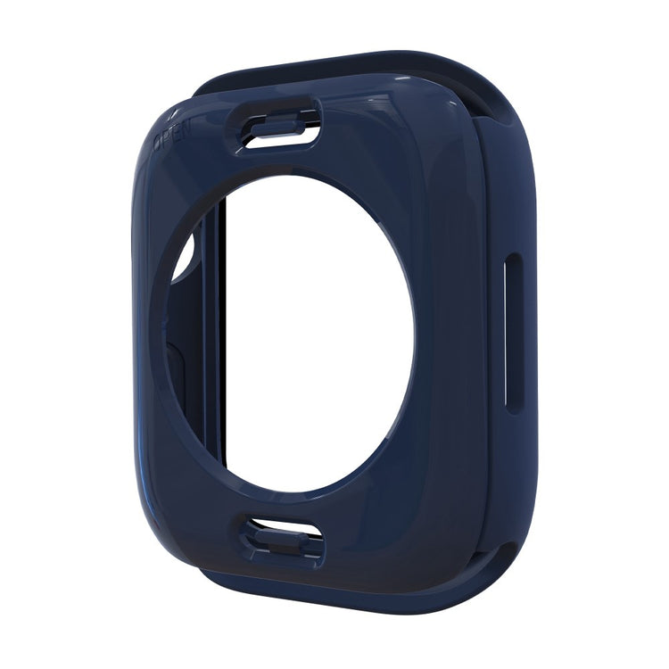 Apple Watch Series 7 45mm Elegant Plastik og Glas Bumper  - Blå#serie_2