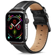 Super Tough Apple Watch Series 7 45mm Genuine Leather Strap