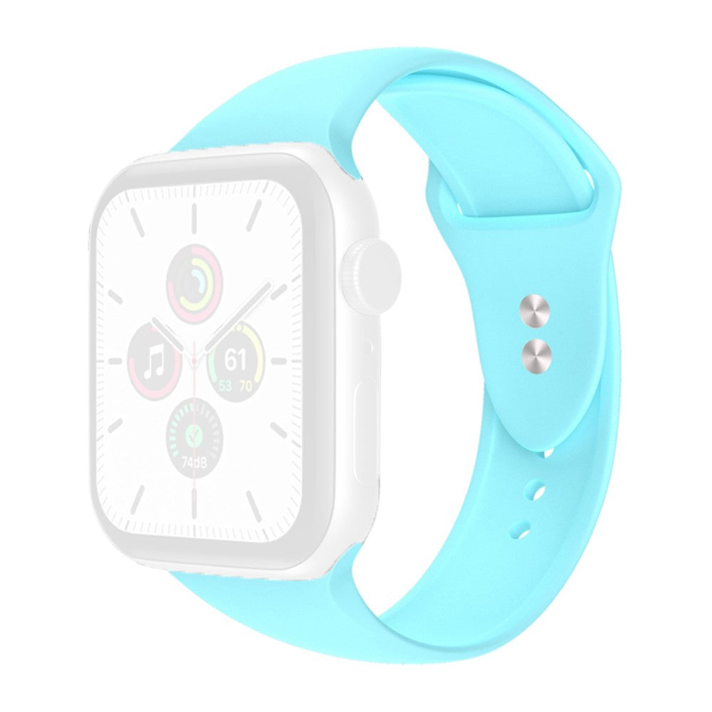 Elegant Universal Apple Silikone Rem - Blå#serie_16