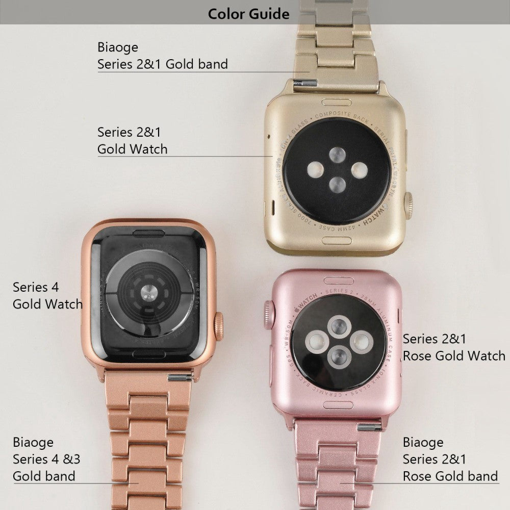 Rigtigt kønt Universal Apple Metal og Rhinsten Rem - Sort#serie_3