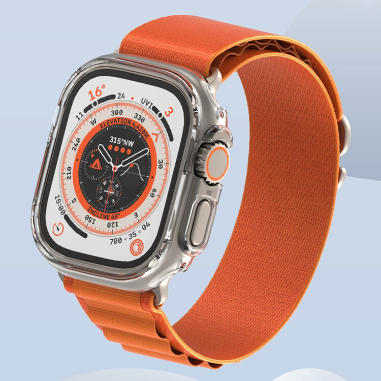 Rigtigt Fed Apple Watch Ultra Plastik Cover - Gennemsigtig#serie_1