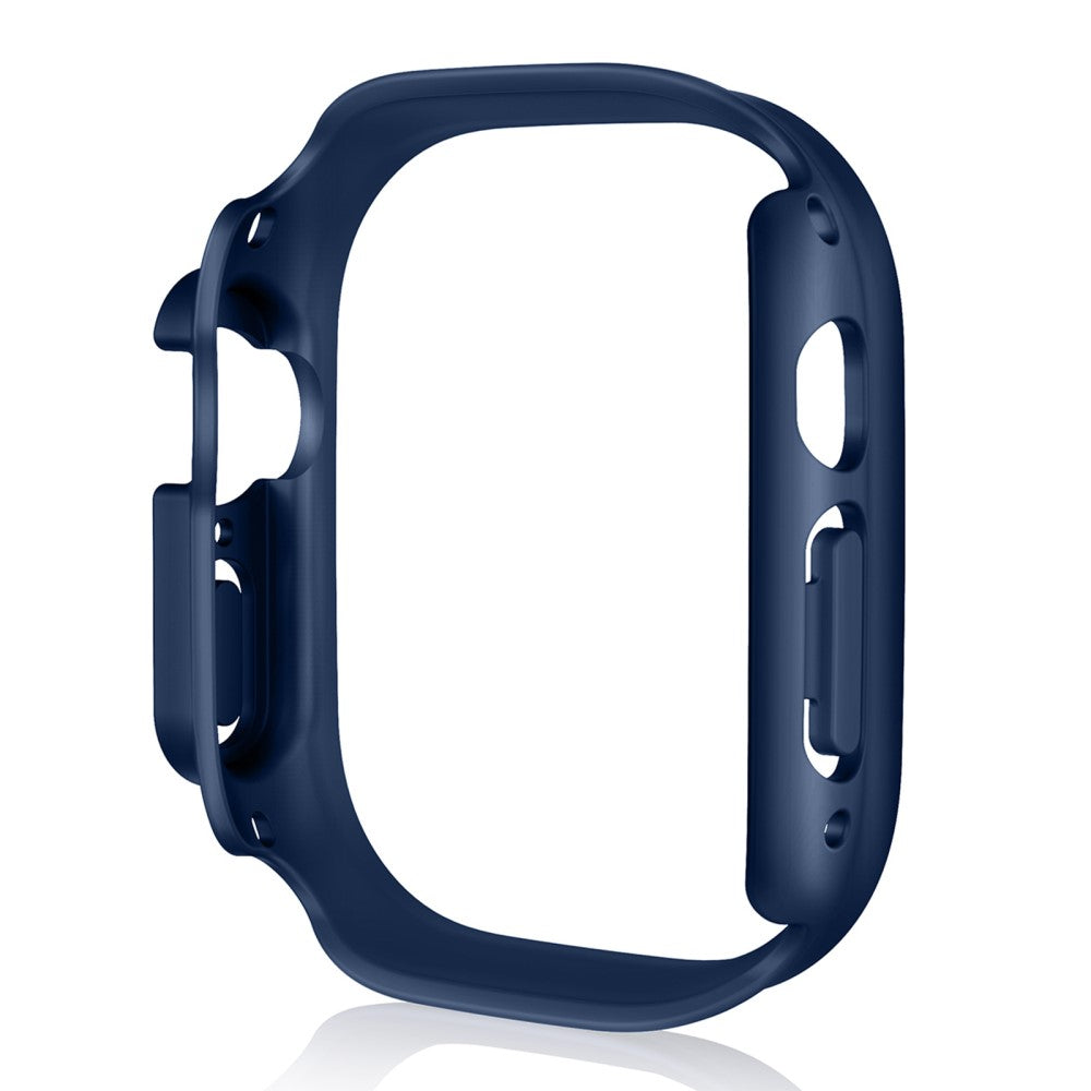 Beskyttende Apple Watch Ultra Cover med Skærmbeskytter i Plastik og Hærdet Glas - Rød#serie_10