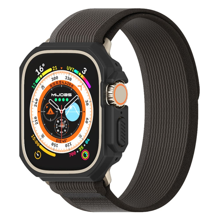 Rigtigt Fint Apple Watch Ultra Plastik Cover - Sort#serie_1
